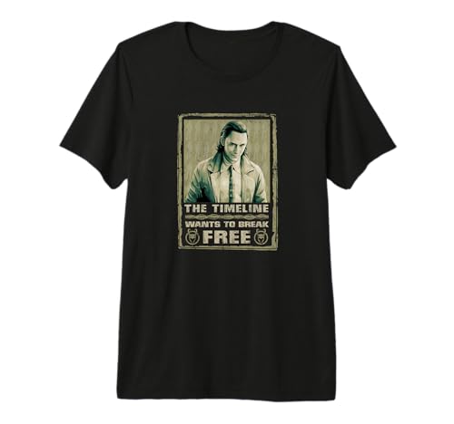 T-shirt Marvel Loki premium en coton doux avec imprimé The Timeline Wants To Break Free