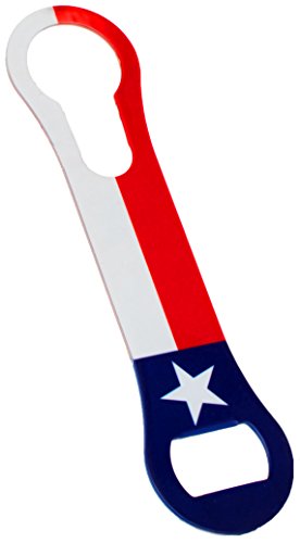 Mr. Tonic Texas Flag Bottle Opener, Church Key for Soda, Beer, Liquor bottles, and other Drinks – Built with Drink Pourer Remover