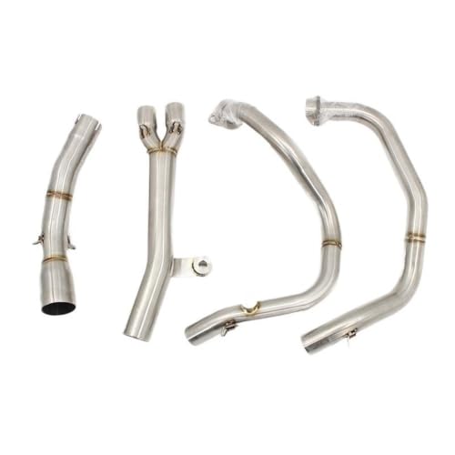 Tubo de escape medio GSX250R fabricado en acero inoxidable para silenciador slip on