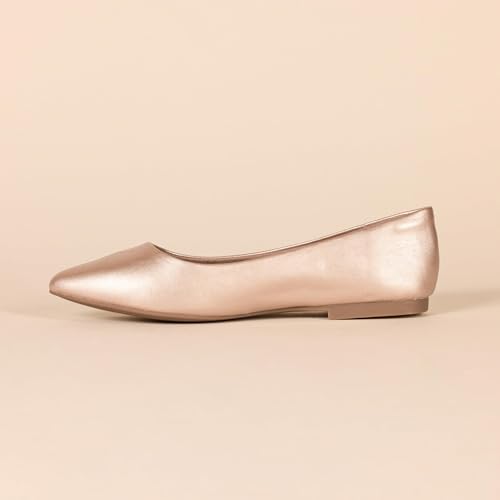 Image of Amazon Essentials Women's Pointed-Toe Ballet Flats
