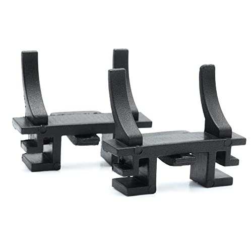 Lot de 2 adaptateurs H7 pour ampoule de phare LED H7 HID - Clips de montage pour Fo.rd Focus MK3.5, O-pel Opel Corsa E, Peugeot Traveller Expert 3, C-itroen Jumpy 3