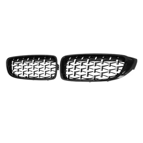 Calandre pour BMW Série 4 F32 look double lamelle noir brillant