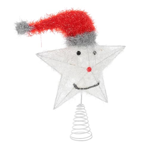 CLISPEED Weihnachtsbaumspitze Stern aus Robustem Christbaumschmuck...