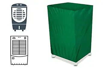 The Furnishing Tree Air Cooler Cover compatible for Bajaj DC2015 ICON 43 Ltr Medium Tower Cooler, Ployester, Green