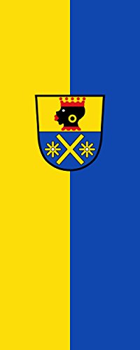 Drapeau Eching portrait grand format 300x120cm vertical de 3.5m² pour mât