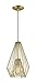 Z-Lite 442MP-MG 1 Light Mini Pendant, Metallic Gold