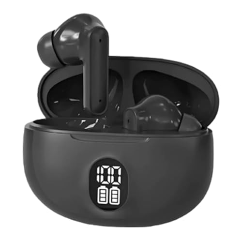 Auriculares inalámbricos: auriculares deportivos con reducción de ruido, sonido de audio de graves profundos, diseño ergonómico de ajuste seguro, conexión rápida de par, construcción duradera