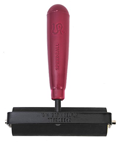 Speedball Deluxe Hard Rubber Brayer, 4-Inch