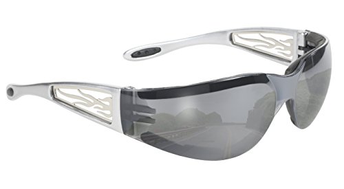 Pacific Coast Heat Metal Flame Sunglasses (Silver Frame/Silver Mirror Lens)