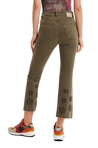 Desigual Women's Denim_Unicorn, 4086 Dark Kaki2