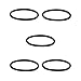 GULUANT 5 Pack Replacement Round & Tubular Style Vacuum Belt for Eureka Commerical C2094 Vacuum Model (4 1/4' in Diameter x 1/4' in Height)