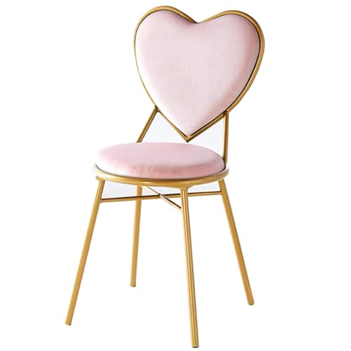 Silla de maquillaje con forma de amor silla