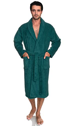 TowelSelections Mens Robe, 100% Cotton Luxury Terry Shawl Bathrobe3