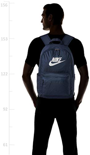 Image of Nike NK HERITAGE Backpack - 2.0 ADULT UNISEX,Blue,MISC (OBSIDIAN /OBSIDIA)