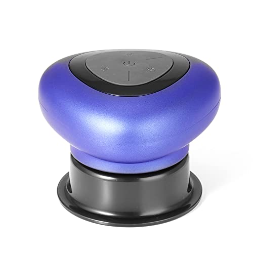 UNOISETION Cupping Therapy Massager - Rechargeable Vacuum Therapy Machine Cupping Set with Red Light Therapy Heating Massager Tool - 3 Modes Adjustable (Blue)