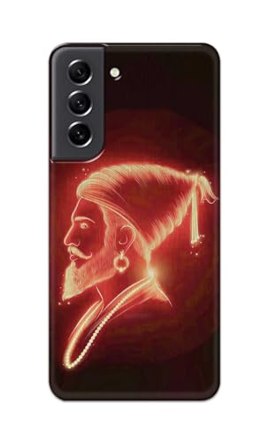 Image of PRINTFIDAA Plastic Printed Hard Back Cover Case For Samsung Galaxy S21 Fe 5G Back Cover (Chatrapati Shivaji Maharaj) -112, Multi