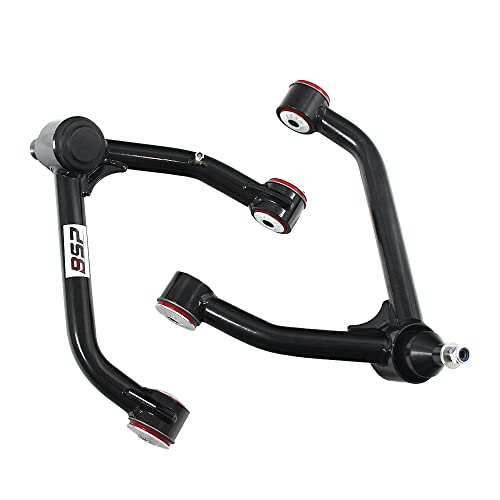 Pair Set 2-4 inch Upper Control Arms Compatible with 2007-2014 Chevy Silverado/GMC Sierra 1500 Tubular 3“ Suspension Lift Kit UCA for 14-18 Silverado Sierra 6-Lug 2WD/4WD