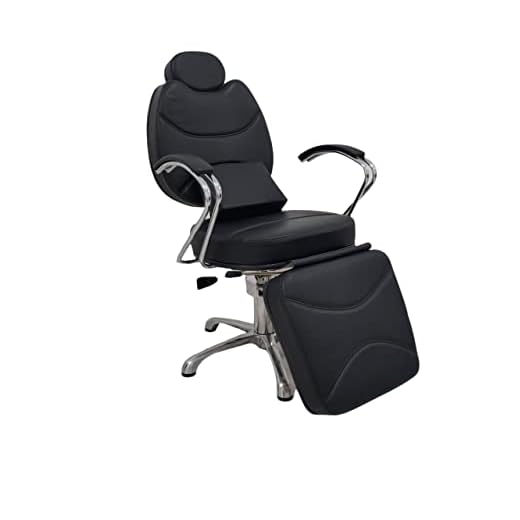 Cadeira Poltrona Reclinável de Maquiagem E Estética Alicia (Preto IT)