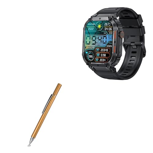 BoxWave Stylus Pen Compatible with Intelligent Galaxy IG-68 - FineTouch Capacitive Stylus, Super Precise Stylus Pen - Champagne Gold