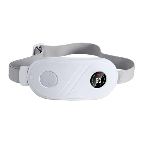 Cinturón térmico para el período – Cinturón térmico para la menstruación, cinturón calefactor, USB recargable, calentador inalámbrico | térmico portátil de 3 niveles, cinturón de masaje