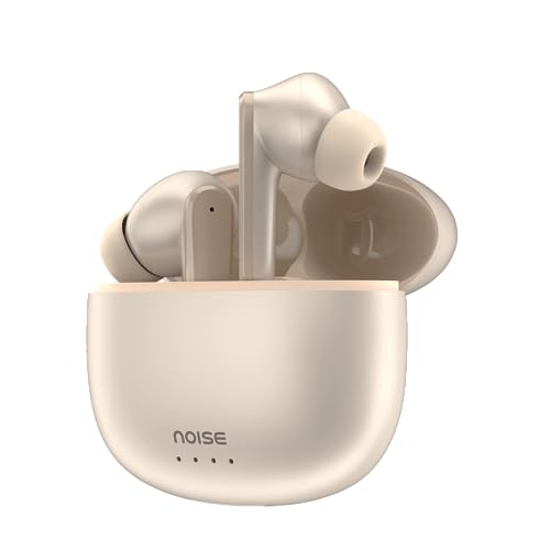 Noise Buds VS104 Max Truly Wireless in-Ear Earbuds with ANC(Up to 25dB),Up to 45H Playtime, Quad Mic with ENC, Instacharge(10 min=180 min), 13mm Driver, BT v5.3 (Rose Gold)