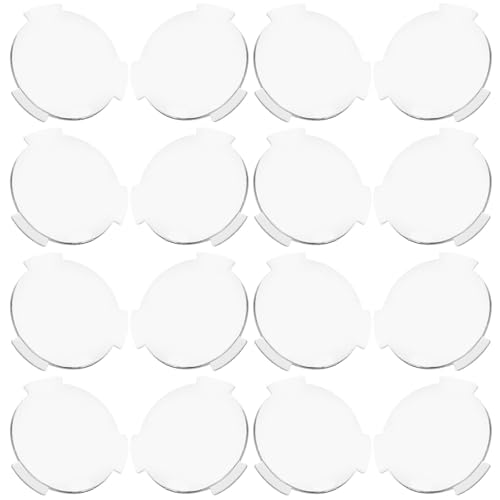 MERRYHAPY Lentes Biconvexas para Gafas de Realidad Virtual 3D, Diámetro 25 Mm, Distancia Focal 45 Mm, Plástico Ligero, 20 Piezas, Accesorios Compatibles para Smartphones y Tabletas,