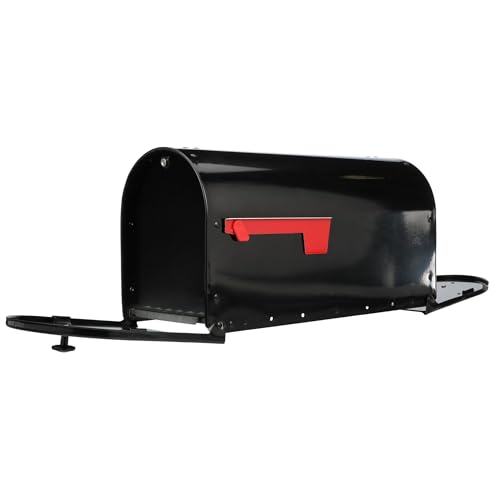 Gibraltar Mailboxes OM160BEC Outback Double Door, Large Capacity Mailbox, Black