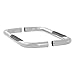 LUVERNE 461521 Round Nerf Bars (3 Inch Tubular Polished Stainless Steel) - 1 Pair