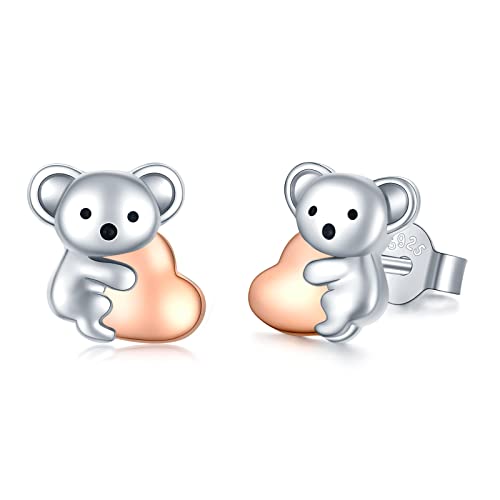 Boucles d'oreilles koala argent, un symbole de douceur à offrir