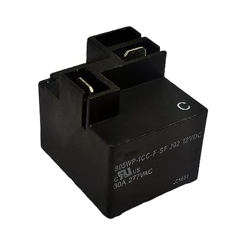 805WP-1CC-F-SF J02 12VDC 30A 277VAC Automotive Power Relay for Automotive and Home appliances 4PIN Cover