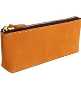 Amazon Amazon限定ブランド ペンケース 筆箱 本革 大人 大容量 メンズ レディースykkファスナー キャメル ペンケース 文房具 オフィス用品