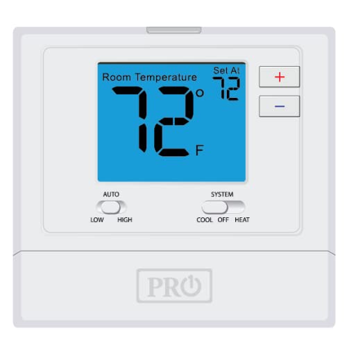 PRO1 T731 New: T700 Platform: Wired PTAC Thermostat, Non-programmable, 2H/1C Heat Pump or 1H/1C Conventional with 4 sq. in. Display