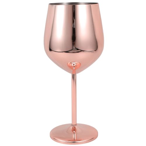 Copa de champán de acero inoxidable rojo de 530ml para eventos 2