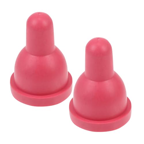 Anneome Tetinas para Cabritos 2 Piezas de Caucho Natural Suave para Alimentación de Corderos y Terneros Diseño Anti-Desperdicio Aptas para Lactancia Artificial Granja