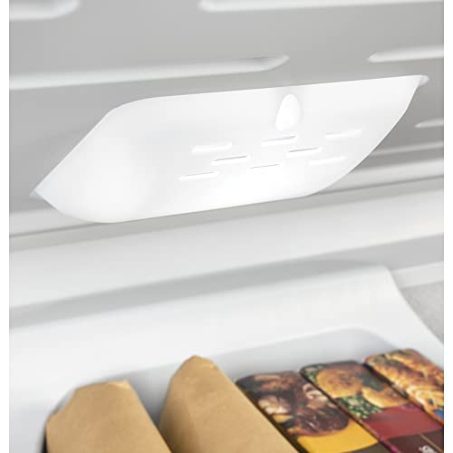 GE FCM22DLWW Freezer, Solid Black on Fridge.com