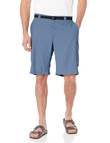 Image of Columbia Men's Regular Fit Shorts (AM4723 Cypress Heather Camo Print 40)