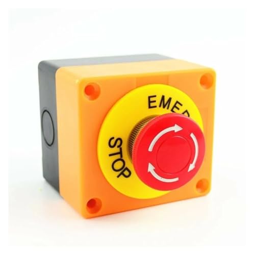 Interrupteur d'arrêt d'urgence LAY37-11ZS bouton coup de poing AC 660V 10A