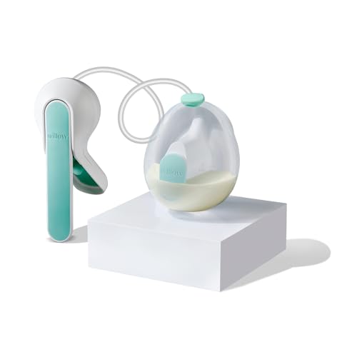 Willow Wave - Wearable Manual Breast Pump - Fits Fully in Bra - Ergonomic Handle - 24mm Soft...
