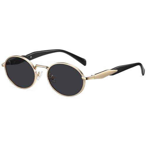 Image of 3 Pack Round Retro Sunglasses for Women Men, UV400 Protection