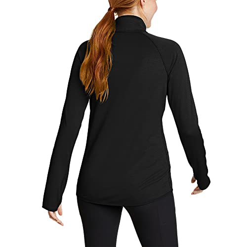 Eddie Bauer Women's Activator Grid Fleece Half-Zip #TOP14