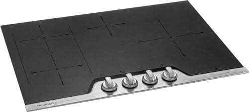 Image of Frigidaire Professional FPIC3077RF 30 inch ADA Compliant Induction Cooktop with 4 Elements, PowerPlus Induction Technology, SpacePro Bridge Element, and Knob Controls: Stainless Steel
