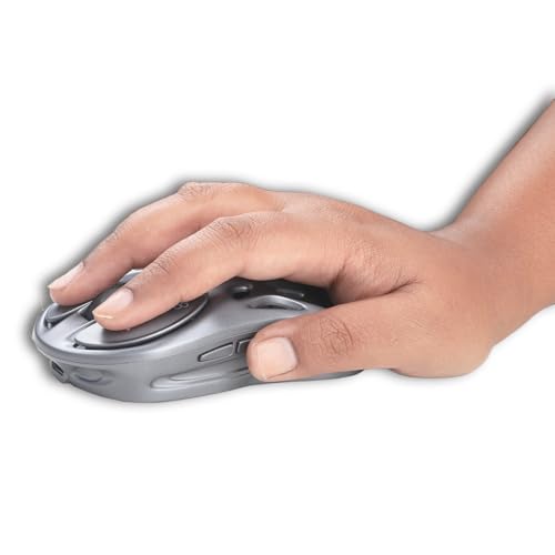Image of Arctic Fox Alien-X Gaming Wireless Mouse, Tri-Mode (2.4G /Bluetooth /Wired), 4800 DPI, 1000Hz Ergonomic Hollow RGB Rechargeable Type-C for Mac /Laptop /iPad /Office (Cool Grey)