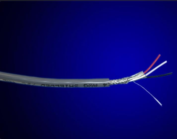 1214C SL005,Multi-Conductor Cables 24 AWG, 4 Conductor Communication Cable, Shielded, 100 ft - Slate