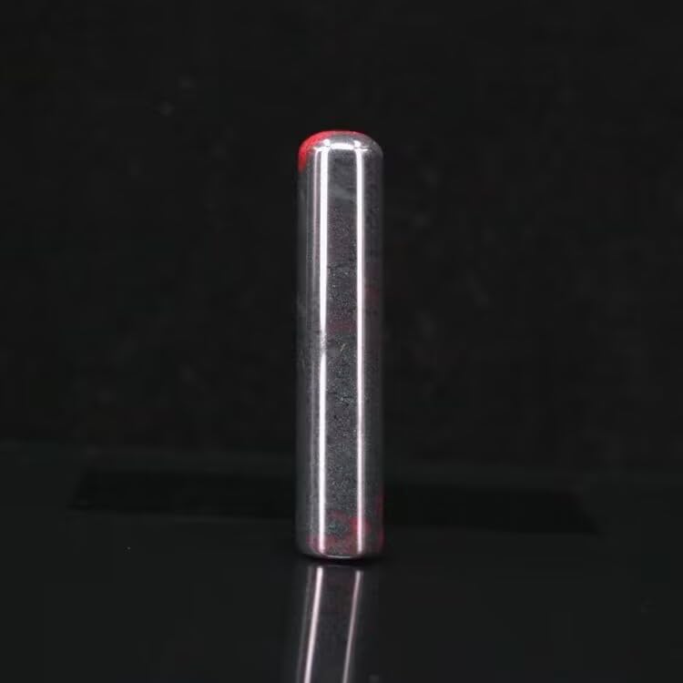 Amazon.co.jp: 天然鶏血石印鑑 丸印 認印 実印 銀行印 はんこ