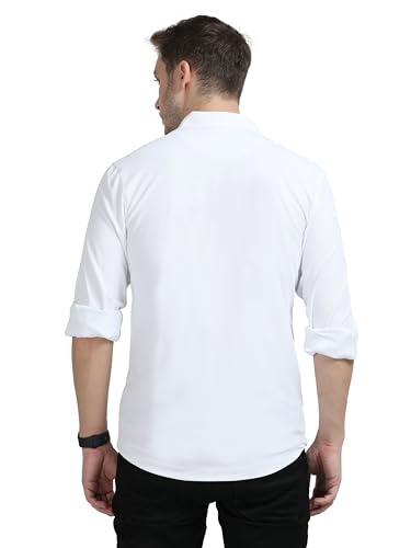 Image of STELLERS Men's Premium Full Sleeve Shirt | Feather Touch Feel| Regular Fit| Odour Resistant| Anti-Static| Wrinkle Free| Quick Dry | Stretchable| Lightweight| Sweat-Proof