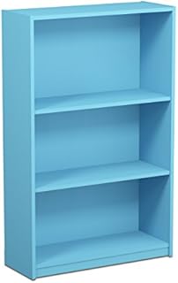 Furinno JAYA Simple Home 3-Tier Adjustable Shelf Bookcase, Blackwood