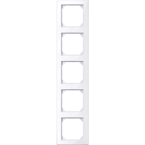 Preisvergleich Produktbild Merten 478525 M-SMART-Rahmen, 5fach, aktivweiß glänzend