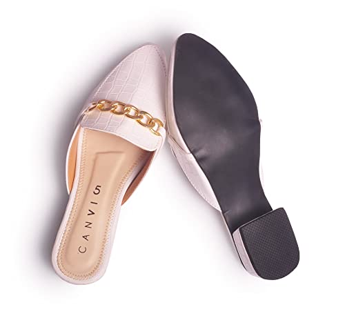 Image of CANVI Stylish | Fancy | Comfortable Women Sandals Flats Sandals for Women And Girls Slip On Cute Comfortable Dressy Sandal Beach Shoe