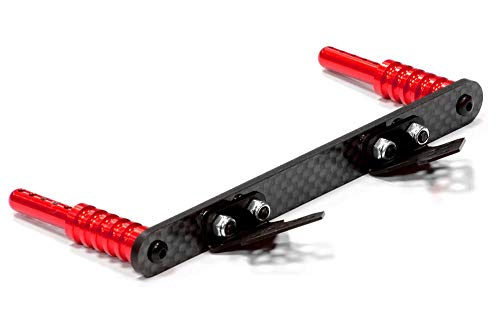 Integy RC Upgrades for Traxxas 2WD, Machined Front Body Mount Set for Traxxas 1/10 Slash 2WD