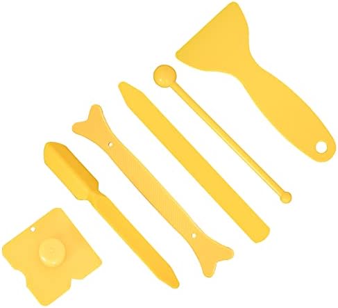 Reusable Leveling Wedges, 6 Pack Tiles Gaps Decor Smoothing Instruments for Wall Decor, for Flat and Nook Wall Flooring , Peel and Stick Ceiling Tiles Instrument